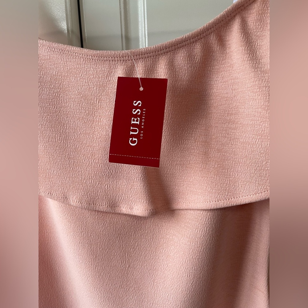 GUESS Bonair Off Shoulder Ruffle Dress - Picture 7 of 8